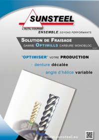 Fraise carbure monobloc - F513SX series - 7Leaders Corp. - d'ébauche / de  finition / de perçage